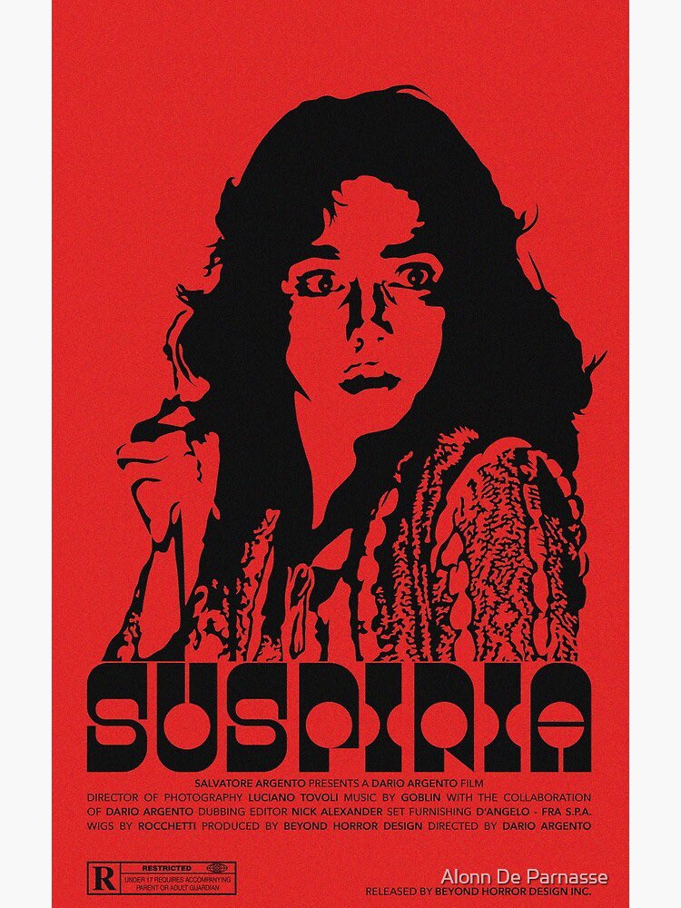 Sickday 2 movie 2. Nothing insightful to say except I’ve actually never seen this one before. If not now, when? Nw Suspiria (1977)