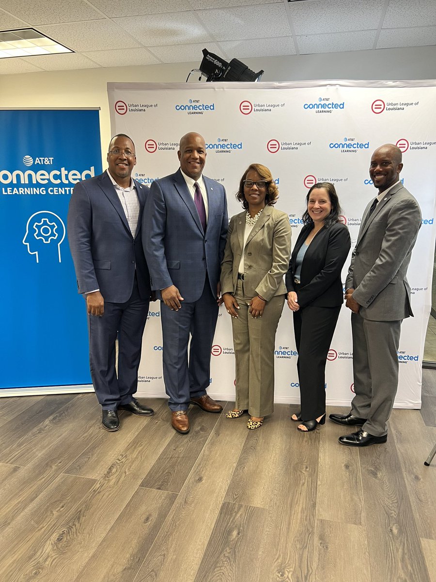 Proud to partner with the Urban League of Louisiana to open AT&amp;T’s 29th Connected Learning Center here in New Orleans. AT&amp;T is committed to closing the digital divide and with great partners like the Urban League of Louisiana , we can definitely transform lives and communities.