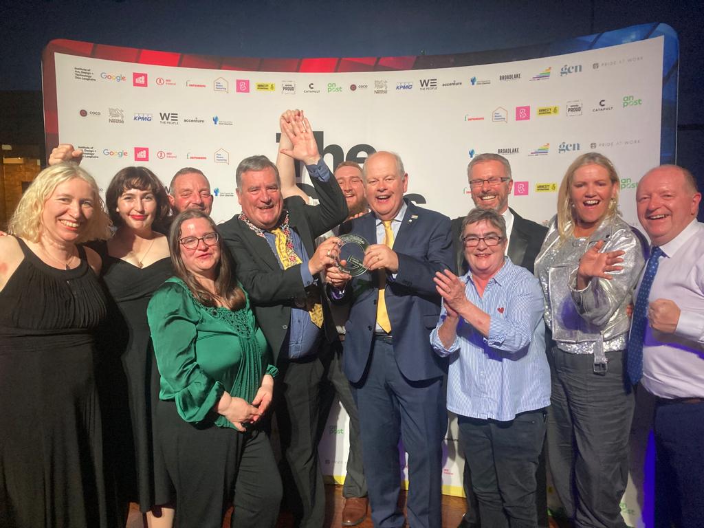 KieranO33406345's tweet photo. @corkcitylibrary winners of the Galas  LGBTIQ Allies Awards 2023, richly deserved. @corkcitycouncil @rebecca_loughry @CorkLGBTweek #Cityofwelcomes @LINCwomen @GayProjectIRL @tusla @HSE_SI @SHC_Cork @rodericogorman @sendboyle @jerrybuttimer https://t.co/2JkxDa8ReK
