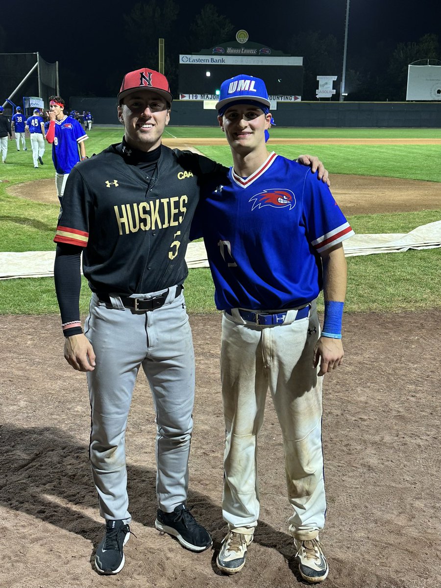 MedHSBaseball's tweet photo. Jack and Scott back at it. It’s going to be fun watching these guys compete!!! @MedfieldAD https://t.co/mIs4v2EYAP