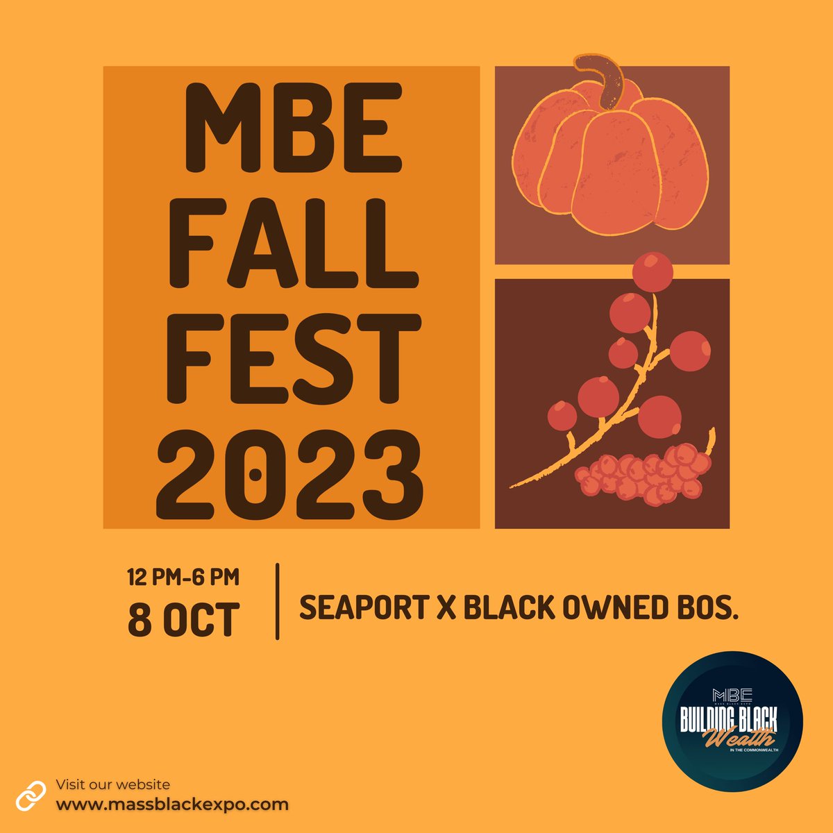 We’re not done yet! Join BECMA at @gracebynia for The Celebration of Black Joy from 12 - 3 pm tomorrow as well as the Mass Black Expo Fall Fest with @blackownedbos at the Seaport from 12 - 6 pm