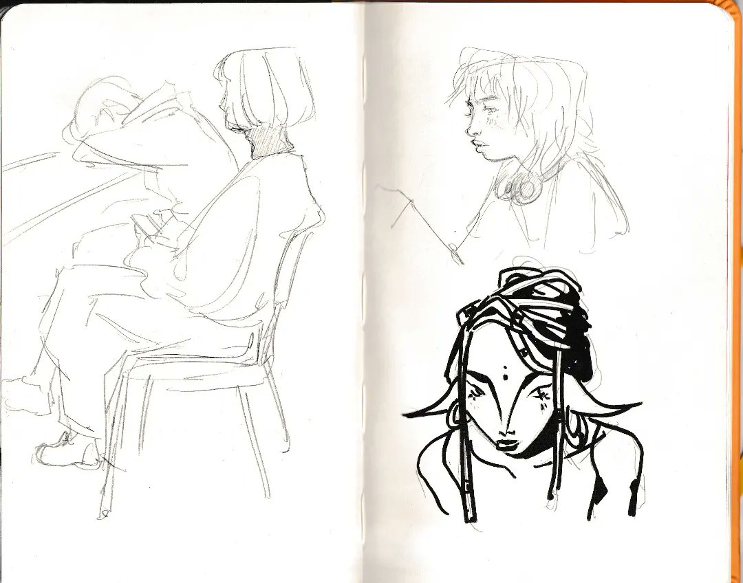 cryptidfa3ry's tweet photo. more sketchbook art cuz my ass does not have the time for digital art 💔💔💔 kms

#art #sketchbook https://t.co/PuBVnYTIgB