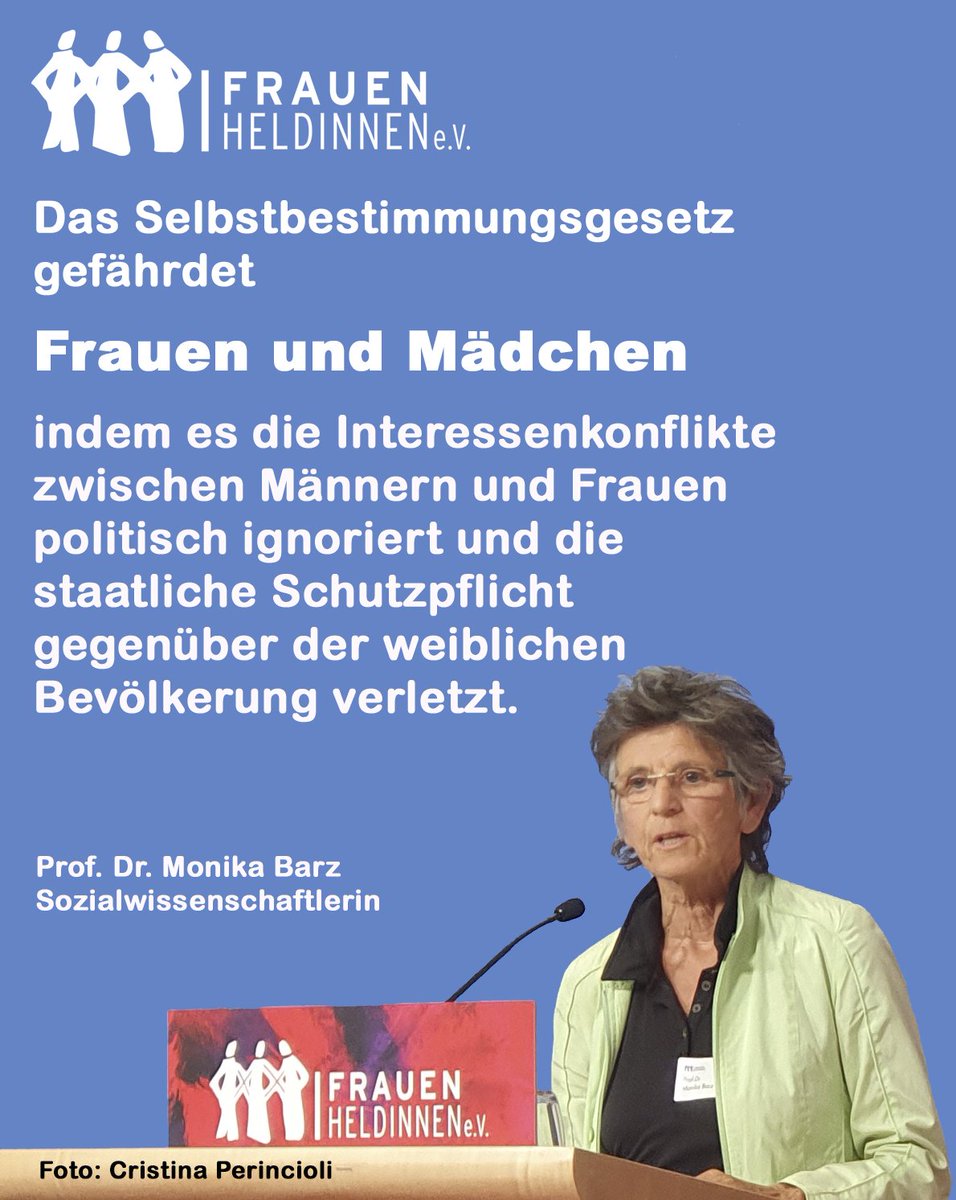 FrauenHeldinnen's tweet photo. Im Panel 3 "Frauenrechte und das SBGG" machte Dr. Monika Barz gleich im Eröffnungsvortrag klar, warum Feministinnen zu diesem Thema nicht schweigen können.

https://t.co/fy38hXBoZB https://t.co/haOLdKSDkD