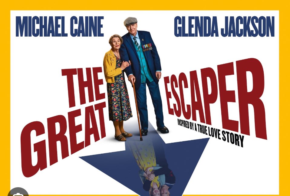 Just been to see #TheGreatEscaper …….what a fabulous, thought provoking film. One minute you’re laughing out loud, the next wiping away tears of sadness. Excellent performances from both of these great national treasures. #amustseefilm