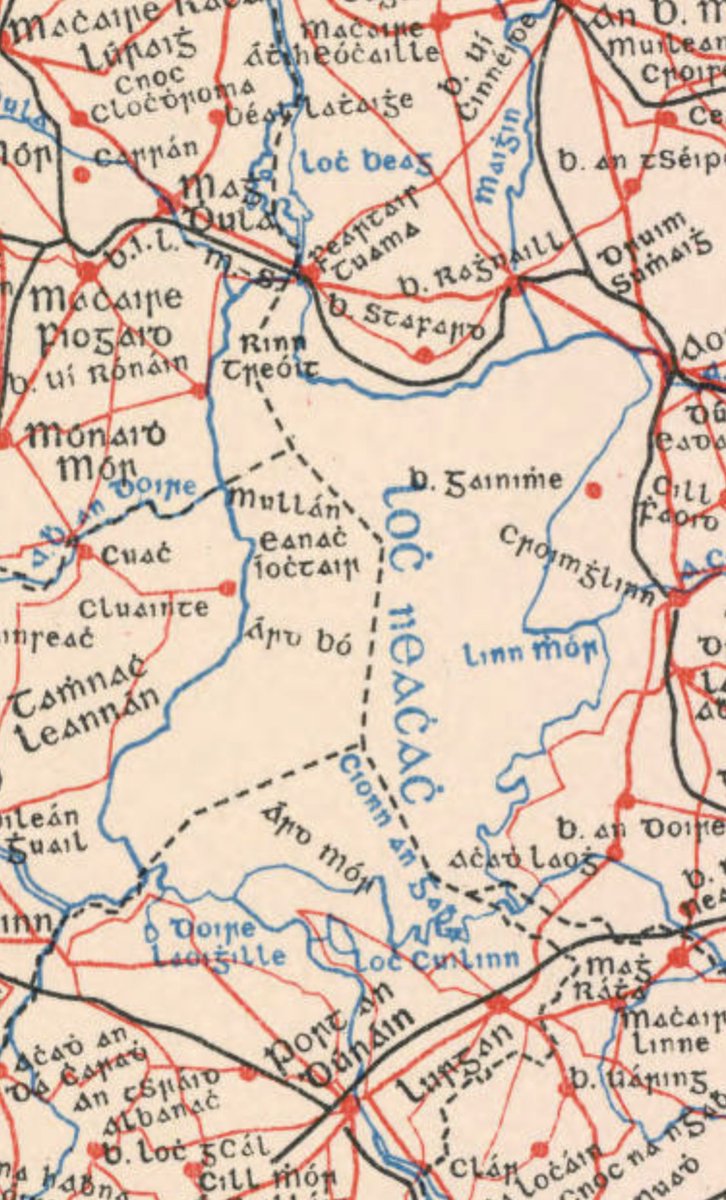 #LoughNeagh and its surrounding areas with its original native, indigenous place names in the #Gaeilge language. #Irish #Ireland #Ulster <a href="/placenamesni/">The Northern Ireland Place-Name Project</a>