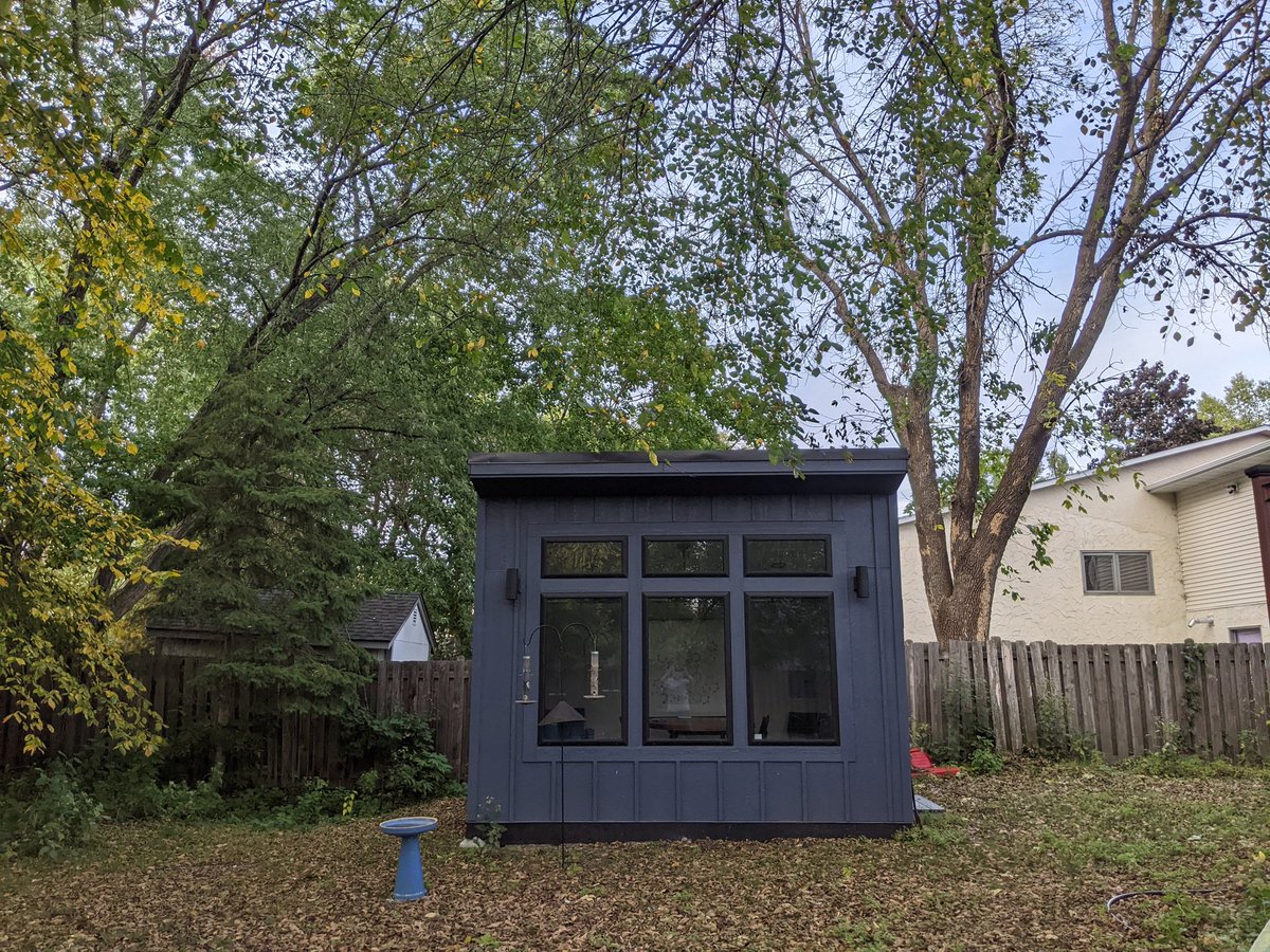 larsleafblad's tweet image. Teaser Alert!! My backyard #SearchShack #SerendipityShed #NetworkingNook #CoffeeCave has some BIG news brewing on the horizon that I&apos;ll be passing along once it&apos;s official later this month.....

Sauna addition?!?
Deck expansion?!?
Rooftop patio?!?
Sister shed?!?
Skyway…