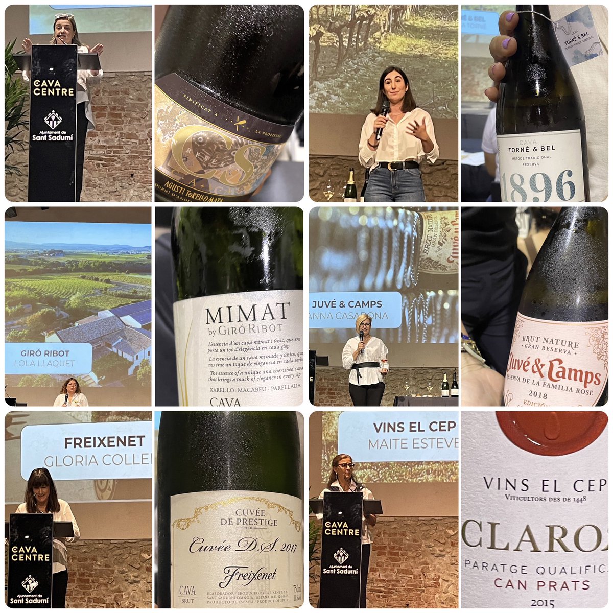 El cava en femení
@cavatast @ATM_Cava #torneibel @VinselCep @freixenet @juveycamps @GIRORIBOT @santsadurni_cat @EvaPlazas @TSantSadurni @confrariacava @CavaWomen @DO_Cava