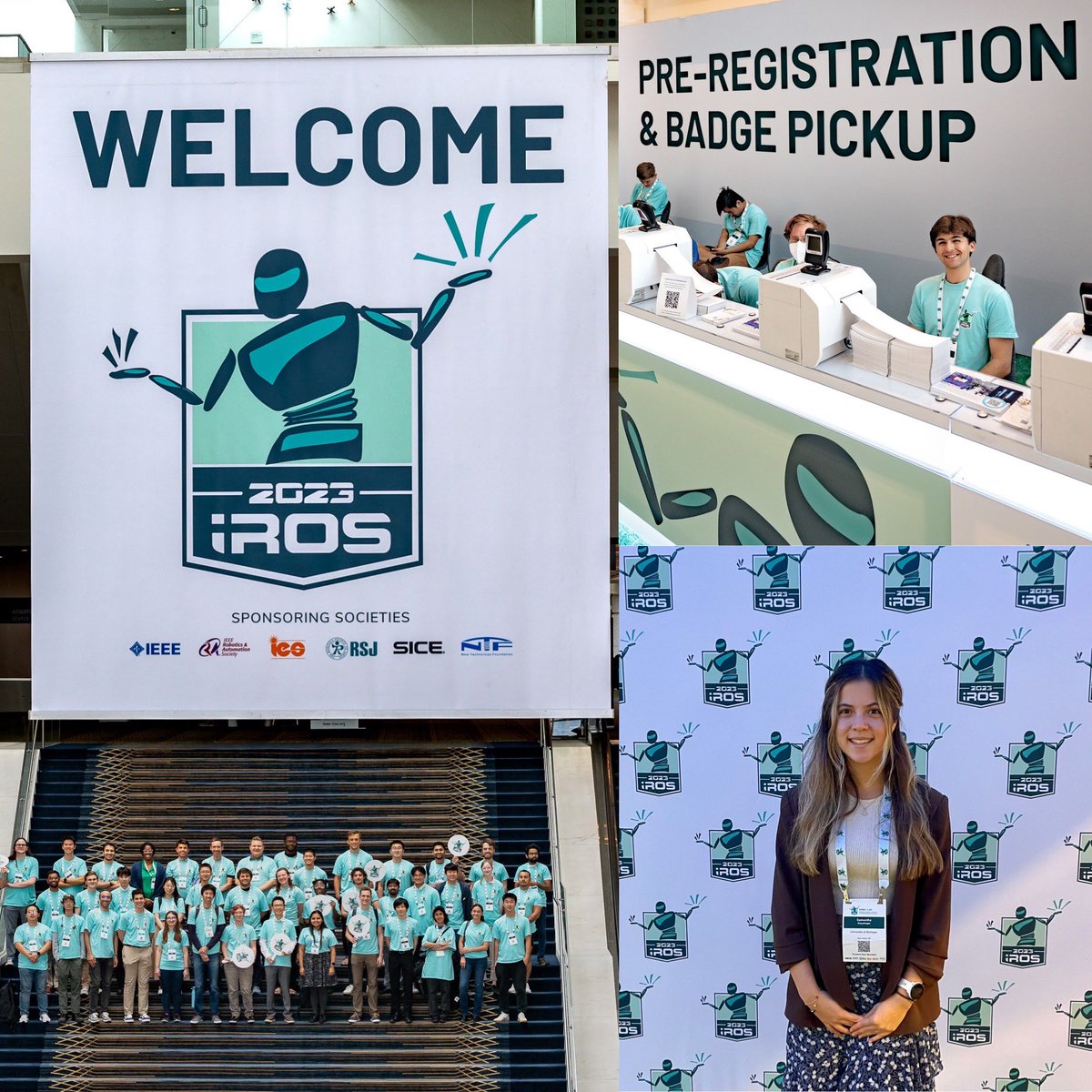 The robots may have stole the show, but all the volunteers made it happen. #IROS2023