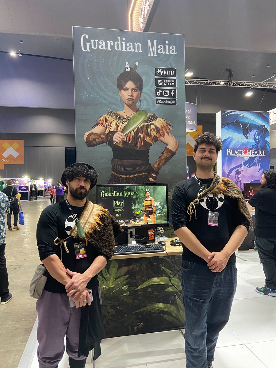 We’ve had so many people come to play our game over the last 2 days, it’s been amazing to see the reactions and hear the comments. Come see us for last day of <a href="/PAXAus/">PAX Australia</a>. We’re at the Code NZ booth #1140. Our Steam page is now live, wishlist here: store.steampowered.com/app/2630980/Gu…