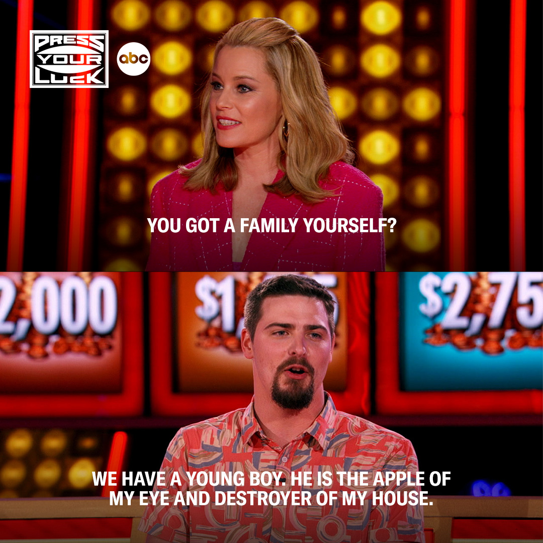 Distract the destroyer with a night of exhilaration! 🎉✨ Gather your family  to watch #PressYourLuck Tuesday at 10/9c on ABC!, image size:1080x1080