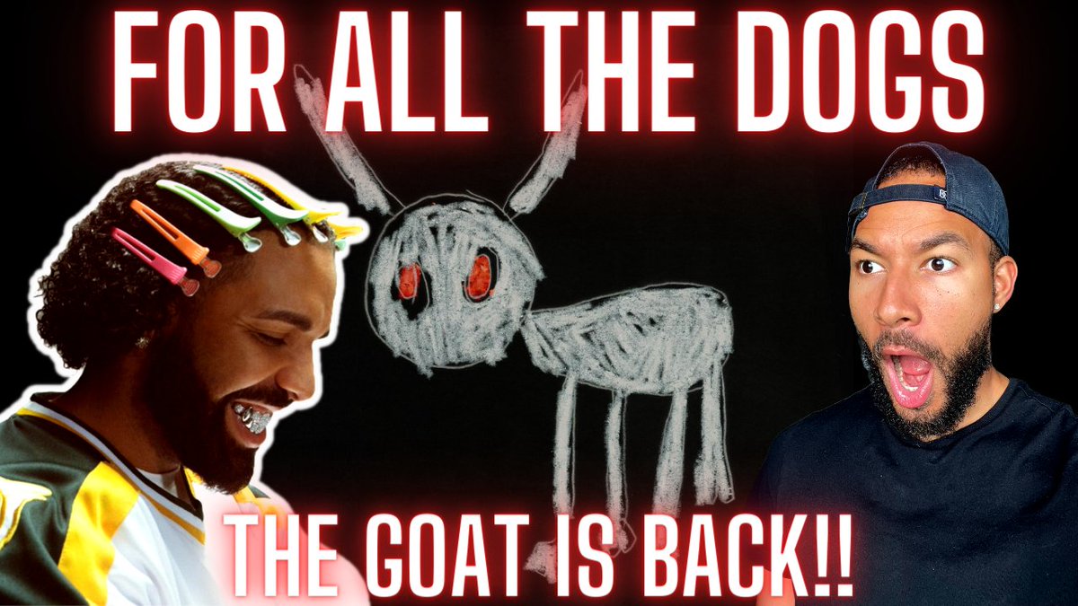FOR ALL THE DOGS ALBUM REACTION OUT NOW!!!
youtube.com/watch?v=K3cow9…

#drake #forallthedogs #album #reaction #funny #fire