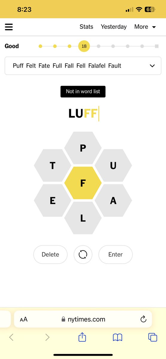 mp_grenier's tweet photo. @amandakhurley So many times I’ve run into the same problem, yet obscure chemistry terms are accepted. https://t.co/02l9ZETXdm