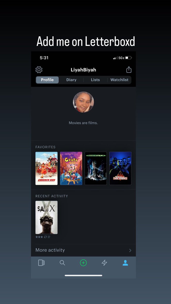 liyah_luna's tweet photo. Add me on Letterboxd

I have dog shit movie opinions https://t.co/jM66Ubbqr7