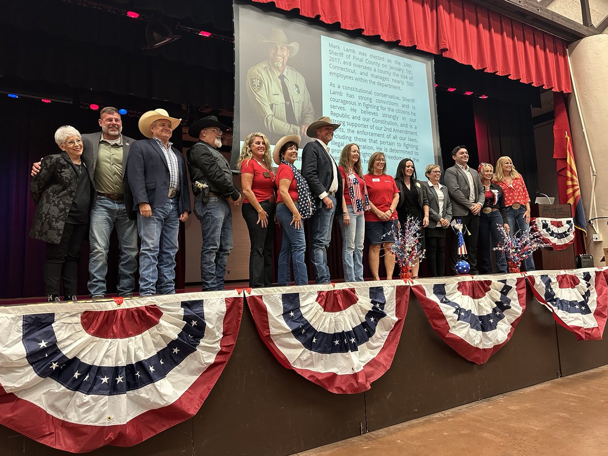 sherifflamb1's tweet photo. 📍Wickenburg

This campaign is about saving Arizona and saving America. The stakes have never been higher. I’m proud to be joined in this fight by so many other dedicated patriots. https://t.co/sniWOQF4ac