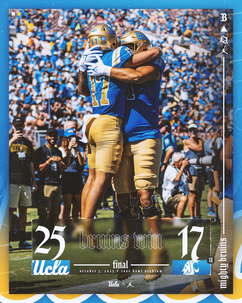 MARCHING ON TO VICTORY! #GoBruins