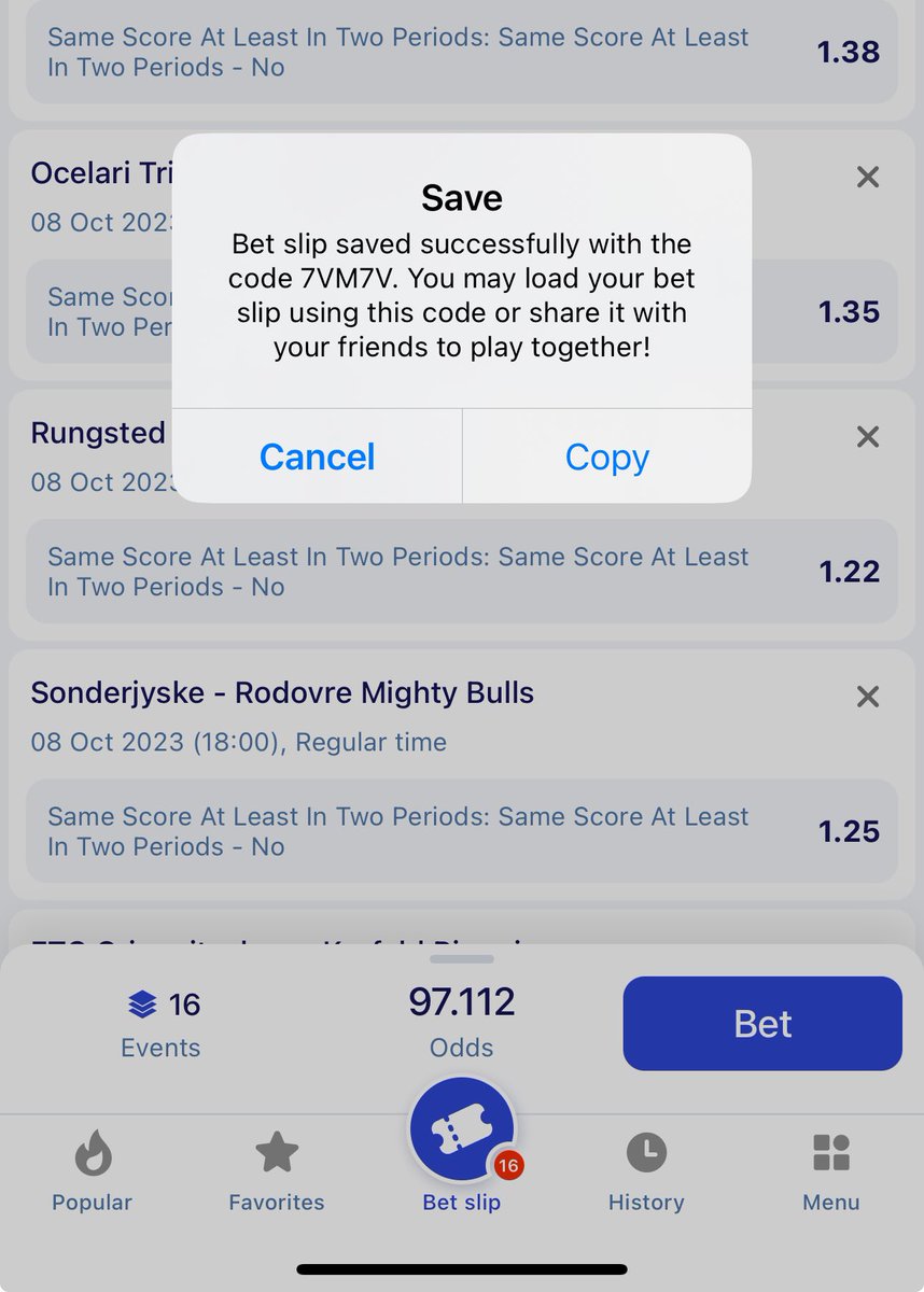 100k for the first 100 people to retweet if boom 💥 

700 and 90 odds 🏑🏑
50 million boom 

Wake up and boom millions
💥 
REGISTER ON PARIPESA HERE👇🏾

paripesa.bet/talentedtips

Use Promo Code 👉🏽 TALENTED when registering to get a $300 bonus to play and withdraw 💰✅✅✅✅✅✅✅✅