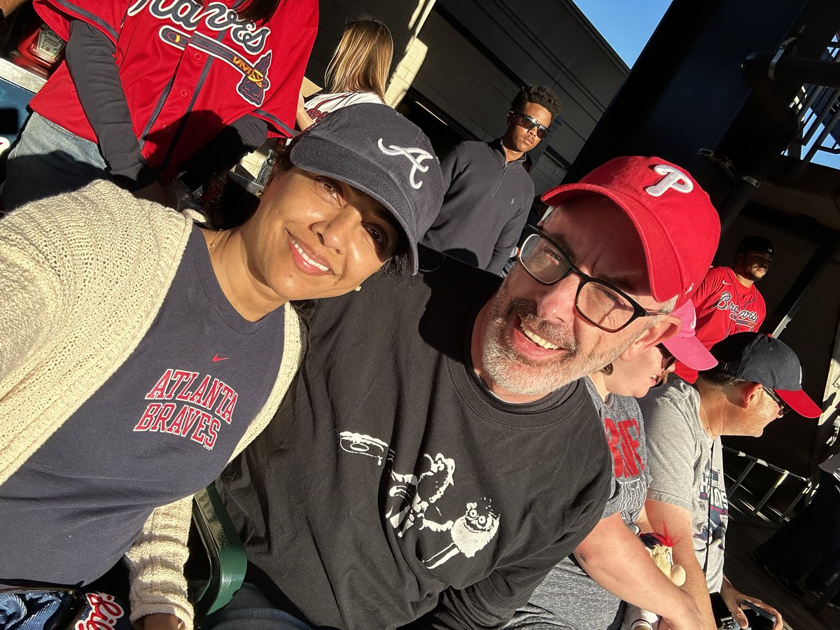 Hina Patel (@hinapatelrx) on Twitter photo It’s house divided! Bets on the line! I refuse to clean his bathroom! 🤢 Go @braves! #playoffs #nlds #braves <a href="/TruistPark/">Truist Park</a> It’s house divided! Bets on the line! I refuse to clean his bathroom! 🤢 Go @braves! #playoffs #nlds #braves <a href="/TruistPark/">Truist Park</a>