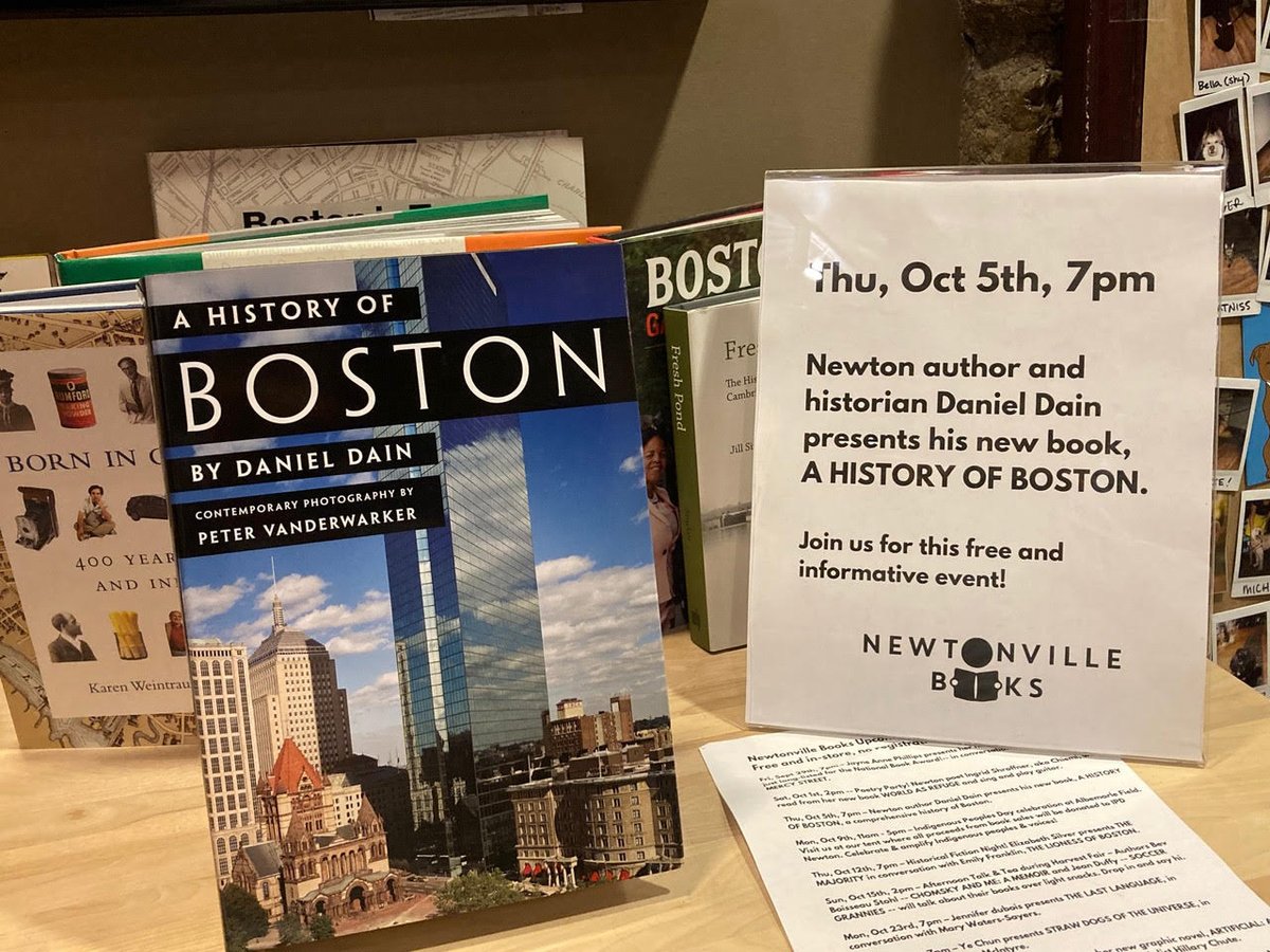 Lissa Warren (@lissa_warren) on Twitter photo Thanks to <a href="/newtonvillebks/">Newtonville Books</a> for hosting <a href="/DanPDain/">Dan Dain</a> for a talk last week! Signed copies of A HISTORY OF BOSTON are available at the store. <a href="/DainTorpy/">Dain Torpy</a> <a href="/PERPublisher/">PERandall Publisher</a> Thanks to <a href="/newtonvillebks/">Newtonville Books</a> for hosting <a href="/DanPDain/">Dan Dain</a> for a talk last week! Signed copies of A HISTORY OF BOSTON are available at the store. <a href="/DainTorpy/">Dain Torpy</a> <a href="/PERPublisher/">PERandall Publisher</a>