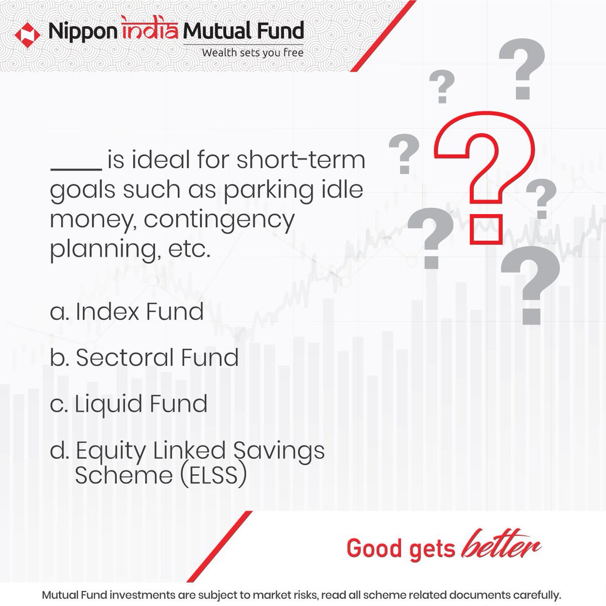 #TheNipponQuiz is here!

Comment below the correct answer and tag @nipponindiamf with 3 friends to win special prizes!

#Contest #ContestAlert #NipponIndiaMutualFund #MutualFund #Investment #Savings #FinancialGoals