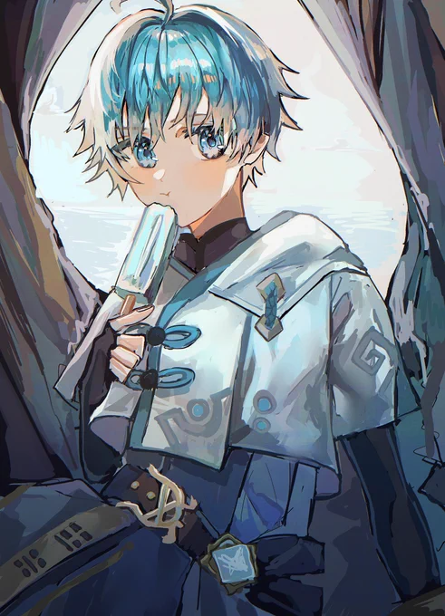 ひと休み#原神 #重雲 #Chongyun 
