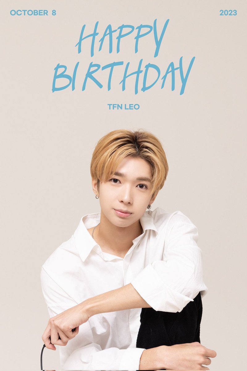 Happy birthday to #TFN's #Leo! 🎉 #kpop