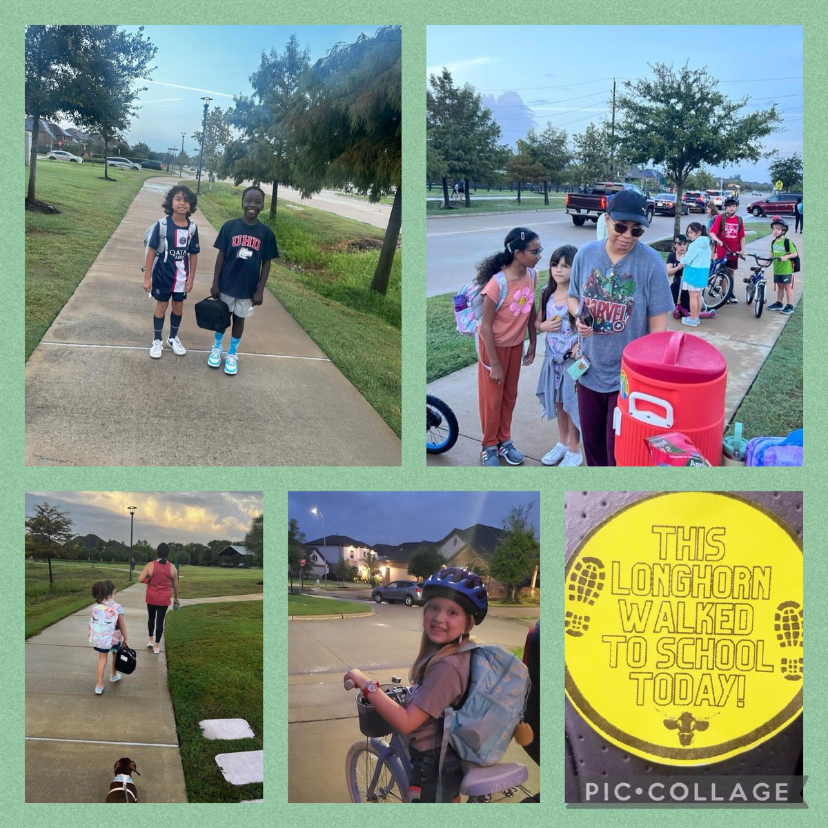 Our annual walk and bike to school day was great fun for all families. #community #healthylifestyles 💙💚🚶🏽‍♂️🚴🏼‍♂️