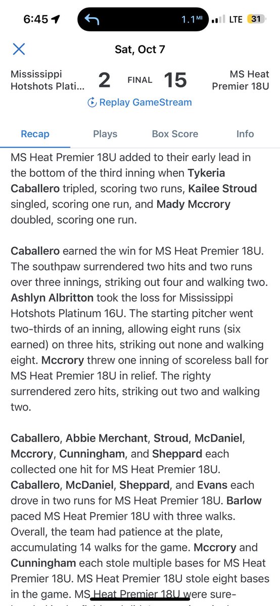 caballero_ty's tweet photo. Great day for Softball today. I would like to Thank @Mgrz23 @HindsCC_SB  for having me today. South Jones High, switch hitter,  1st base, outfielder an LHP. https://t.co/m6vN8uf7wd
