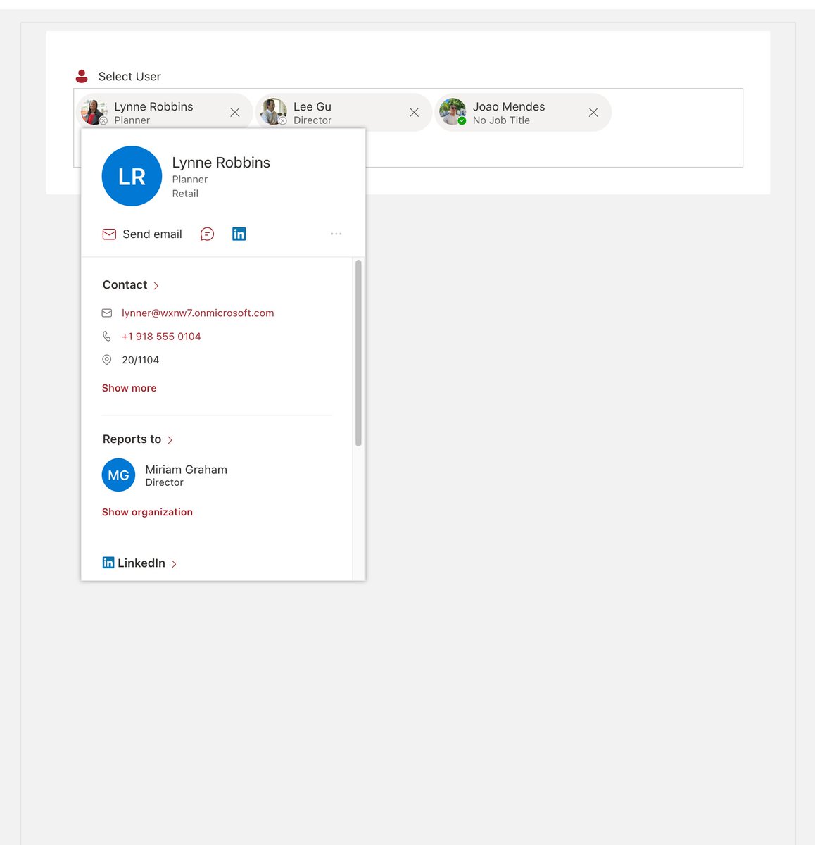 joaojmendes's tweet image. working on new control &quot;UserPicker&quot; , #FluentUI9  , #MicrosoftGraph, available soon on   pnp.github.io/sp-dev-fx-cont… 
🙂🙏

 #FluentUI9, #reactjs #typescript #M365Dev #SharingIsCaring