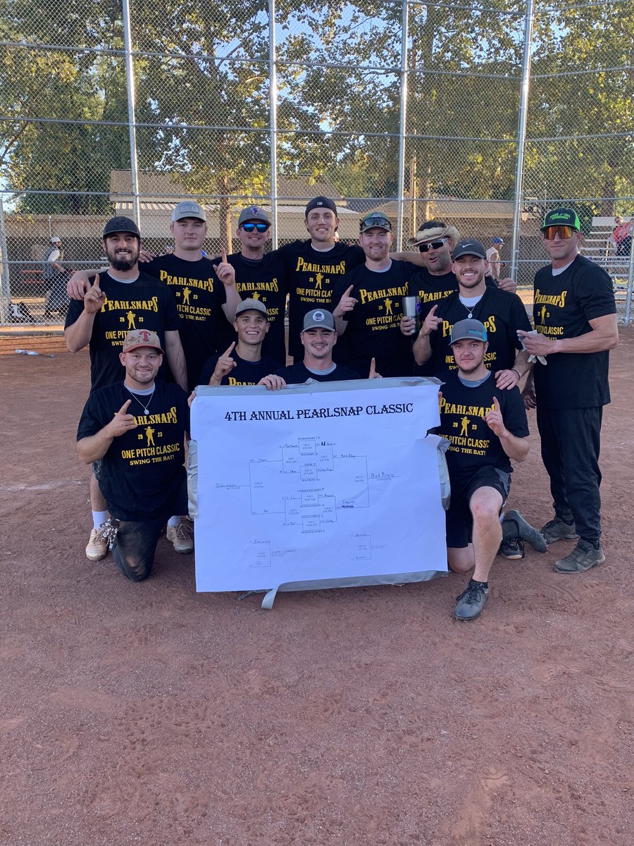 Congrats to the Bad Boys on winning the 4th Annual Pearlsnap One Pitch Classic!