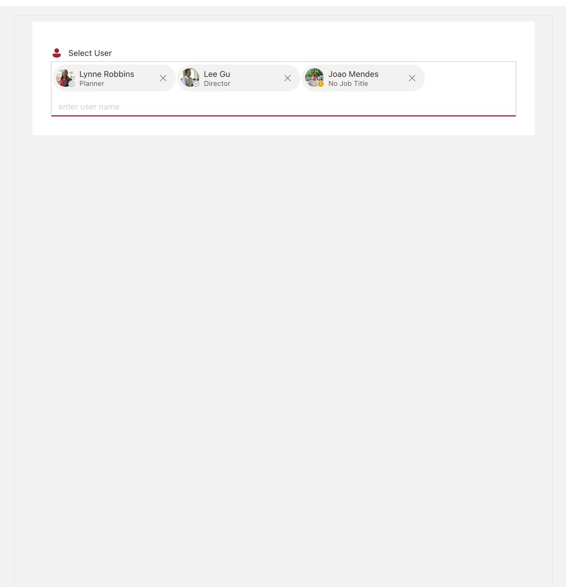 joaojmendes's tweet image. working on new control &quot;UserPicker&quot; , #FluentUI9  , #MicrosoftGraph, available soon on   pnp.github.io/sp-dev-fx-cont… 
🙂🙏

 #FluentUI9, #reactjs #typescript #M365Dev #SharingIsCaring