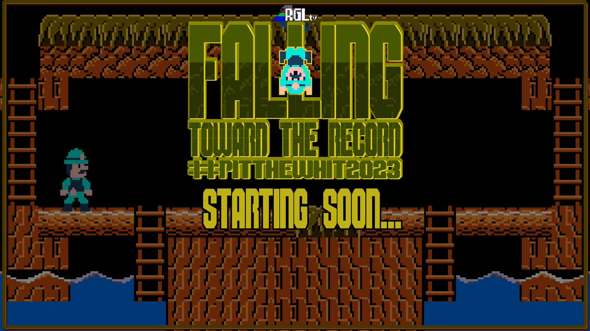 retrogaminglive's tweet photo. It is nearly time for the best of the best playing the best of the best speedrun of the best of the best NES game. 

Be there as the champions of running into the wall pray to the RNGods as they Super Pitfall to the Record!

Stream: https://t.co/jKpEOHu1dF https://t.co/t3ABXPUBMa