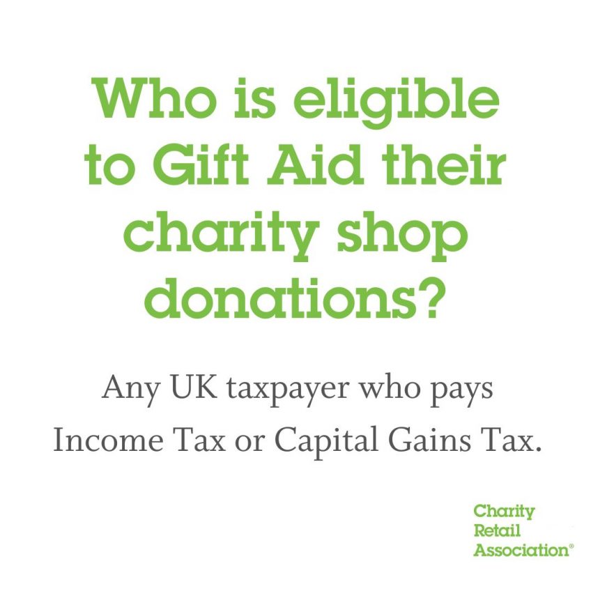 #GiftAid #TickTheBox #Donations #CharityShops