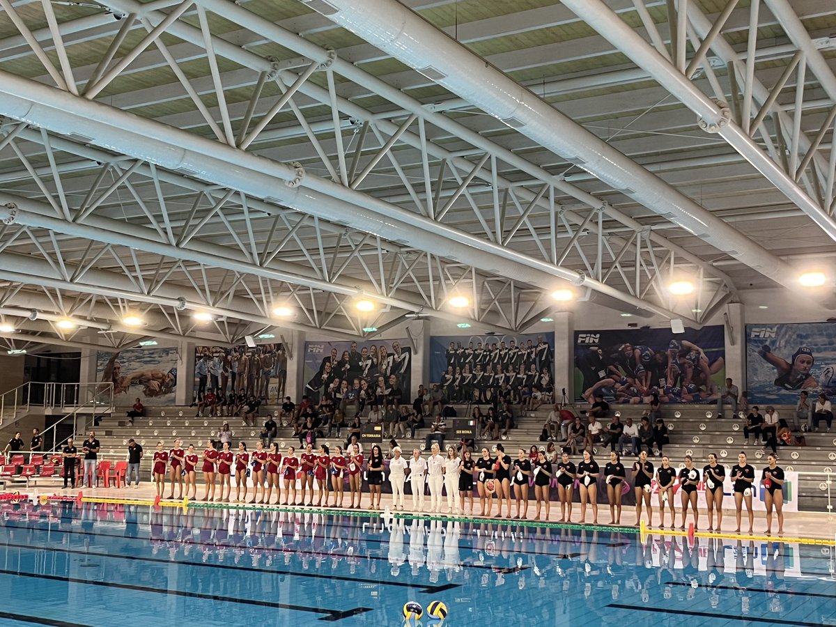 wpterrassa's tweet photo. 🤽🏽‍♀️LEN Champions League🤽🏽‍♀️

SIS Roma 8
CN Terrassa 12

#LENCHLWomen 
#waterpolo
#terrassa
#marearoja⚪️🔴 https://t.co/i74MWbgqxw