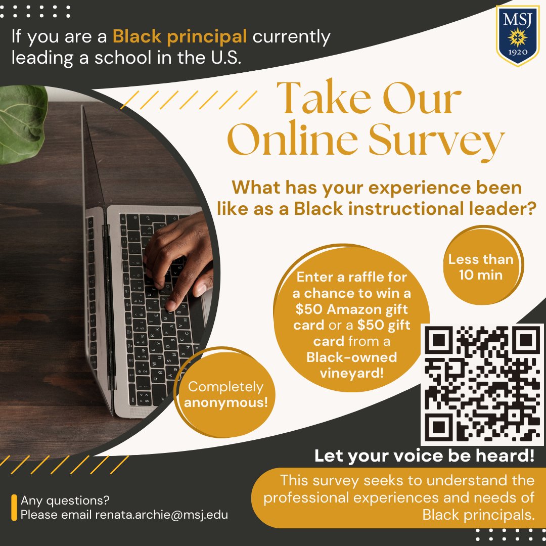 Data collection window closing soon! Share far and wide with Black principals you know in all states &amp; Puerto Rico. Missing participants from KS, KY, ME, MD, MA, MO, NE, NV, NH, NJ, NM, ND, OK, OR, RI, SD, WV, WI, and WY
Link: surveymonkey.com/r/blackprincip…