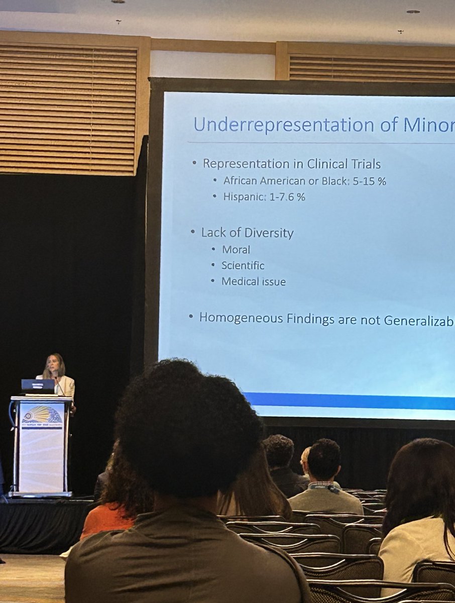 su_lopezg's tweet photo. Excellent talk this morning by @drlinafelipez about The importance of increasing minorities participation in clinical research studies. Important topic, presented in such an amazing way! @NASPGHAN @Nicklaus4Kids @nicklausmeded #DiversityinGI #DiversityMatters #NASPGHAN23 https://t.co/Fay5ZLOdb5