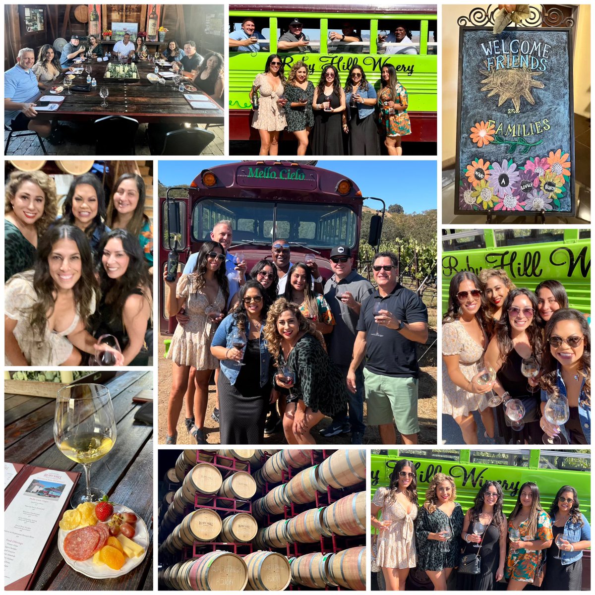SSchluer's tweet image. 🍷 Wine tour &amp;amp; tasting +  👩🏽‍🤝‍👨🏼My Love @TSchluer + Great Friends = A perfect Afternoon … 

#RubyHillWines
#GreatFreinds
@rubyhillwines
