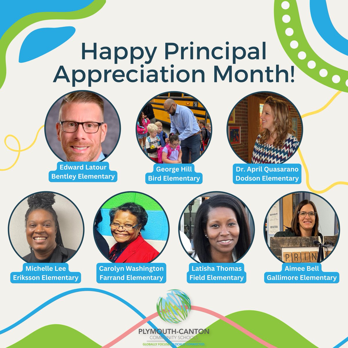 Happy Principal Appreciation Month! Join us every Friday in October to recognize a different group of fabulous educators that lead our schools! This week we’re celebrating some of our amazing elementary principals. Thank you for all that you do! #PrincipalAppreciationMonth