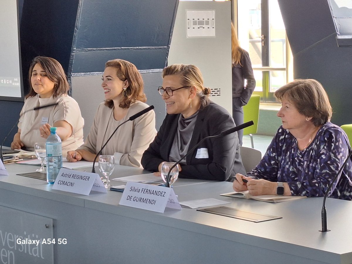 PASPFernandez's tweet photo. An honour to join the discussion on accountability for aggression, part of #RS25 commemoration at @univienna with the @Alma_Zadic, Austrian Federal Minister of Justice, Professor @astrid_coracini and others https://t.co/ih8pv7zI1H