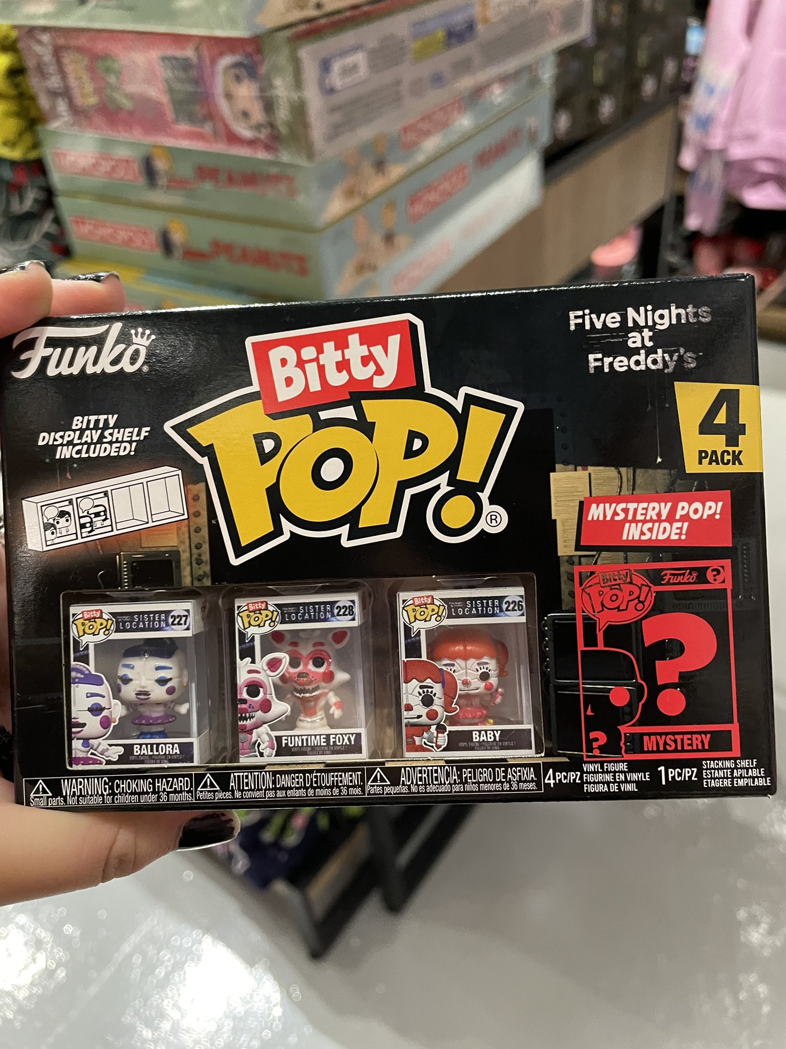 Funko Bitty Pop! Five Nights at Freddy's 4-pack- Ballora, Funtime