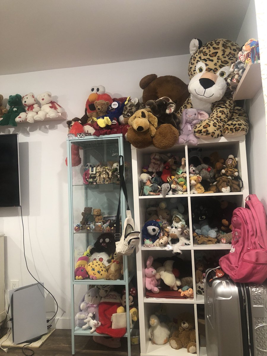 Pyro_Rabbit's tweet photo. My plushy collection, AKA my virginity corner. https://t.co/EWQfQaB9zb