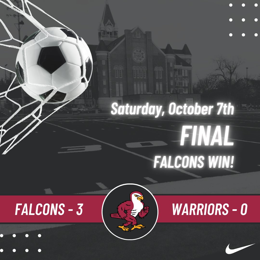 MSOC FINAL - Falcons jump into the win column tonight 3-0 over Sterling College! Goals by Pereira, Shibata and Lapentty. Kubo and Pereira with assists! Good win in the Birdsnest!
#KCACscores #TalonsUp #friendsfalcons #honorGod