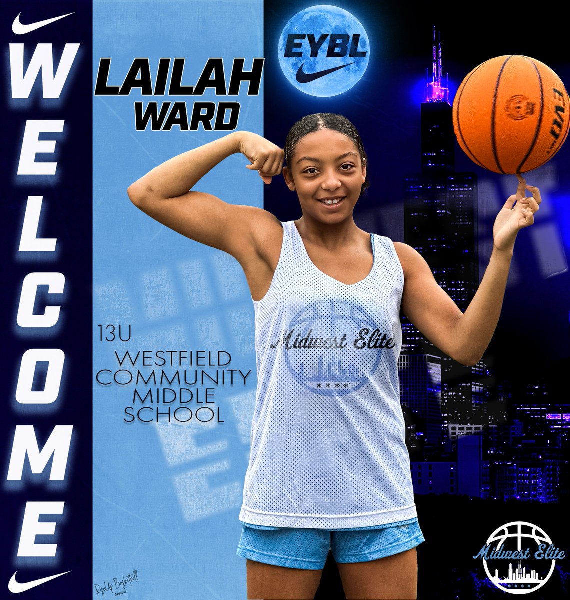 We're thrilled to announce that Lailah Ward has joined the Midwest Elite EYBL crew! Lailah is a force to be reckoned with, and we're buzzing with anticipation to see her light up the court. Her talent, passion, and dedication are already promising an unforgettable season.
