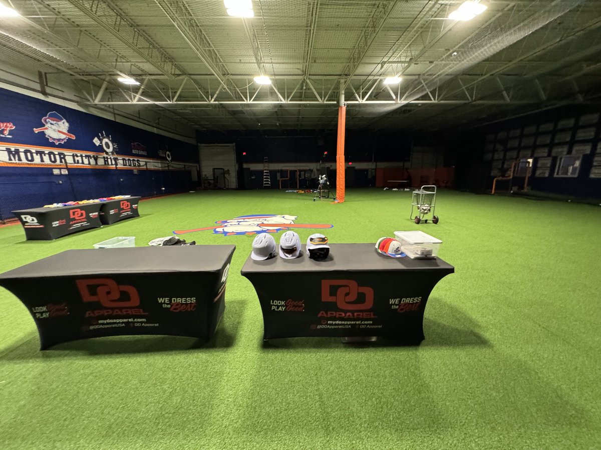 The calm before the storm as we prepare for DO Apparel and Hit Dogs uniform fitting day!! We look forward to seeing all our athletes and families.#whohasitbetter