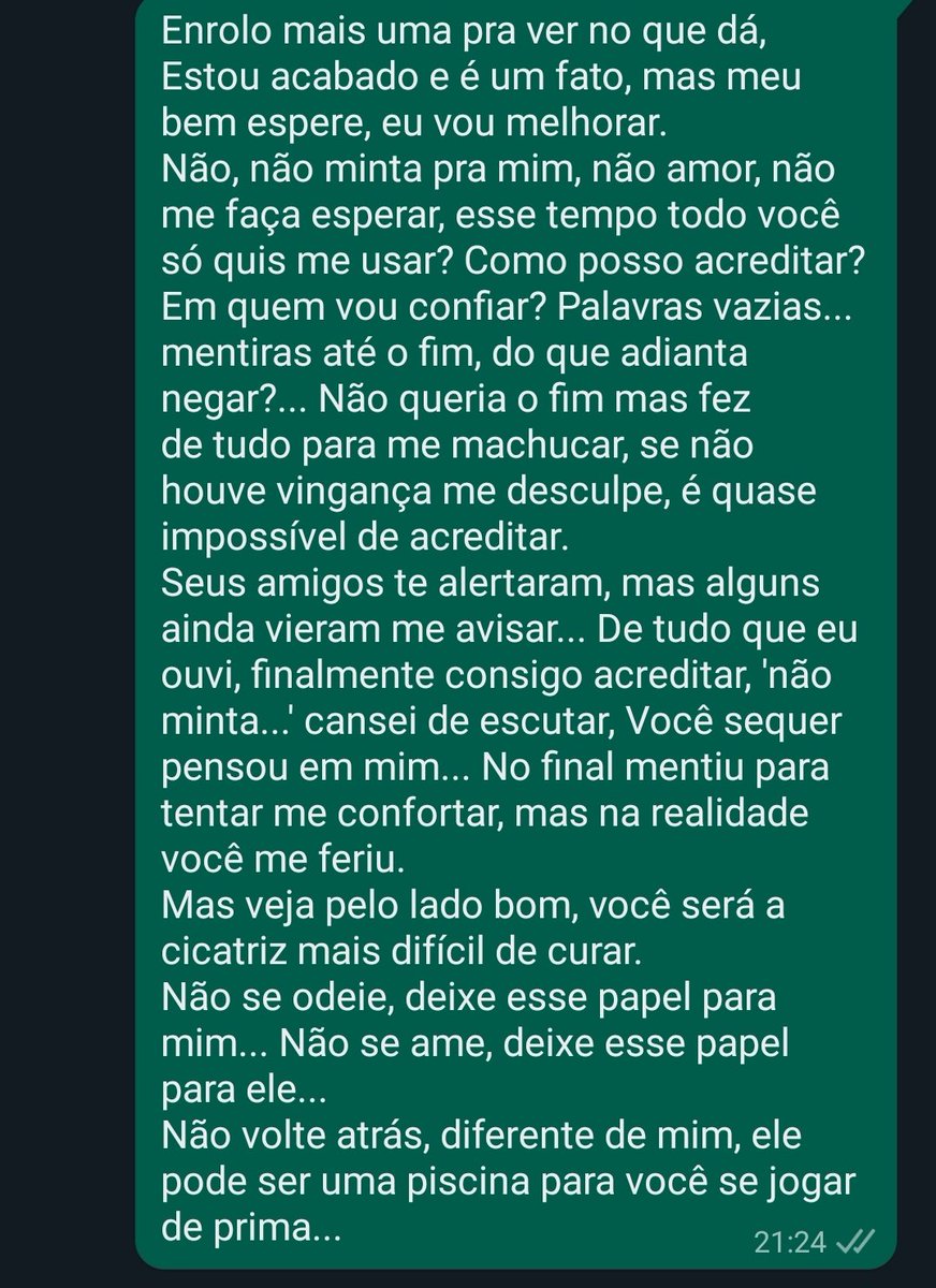 O pior de tudo e sofrer por gente feia