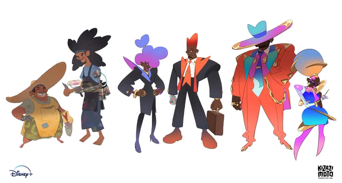 I got the chance to work on Kizazi Moto's, You Give me Heart as a character designer on the project.All work and rights owned by Disney. 