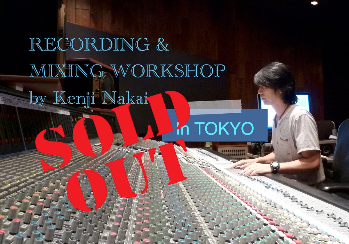 Kenji Nakai : Music mixer / engineer / producer tweet media
