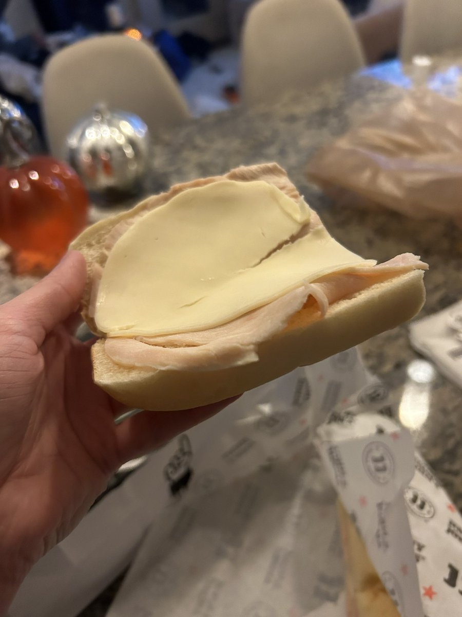 mholtzclaw94's tweet photo. @jimmyjohns this is ridiculous. $8 for a slice of turkey 🙃 https://t.co/qFc8gxbtHn