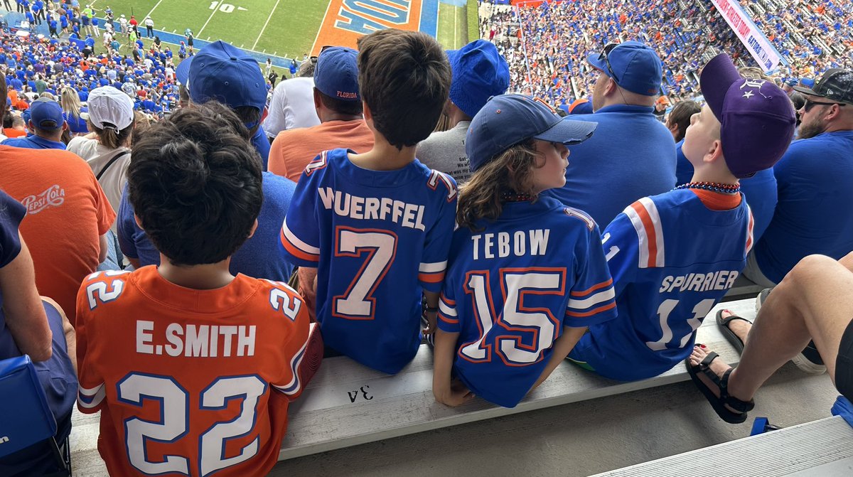 The Florida greats. Go Gators! 

<a href="/EmmittSmith22/">Emmitt Smith</a> <a href="/DannyWuerffel/">Danny Wuerffel</a> <a href="/TimTebow/">Tim Tebow</a> <a href="/SteveSpurrierUF/">Coach Steve Spurrier</a>