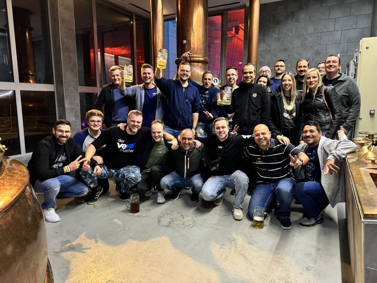 CaptainVeVe ⭕️ (@captainveve) on Twitter photo What a great time with the German VeVeFam!
It was a pleasure for see you all💙
See you next year fam!
<a href="/veve_official/">VeVe | Digital Collectibles</a> <a href="/metabrewsociety/">MetaBrewSociety</a> <a href="/DavidYuNZ/">David Yu ⭕️</a> What a great time with the German VeVeFam!
It was a pleasure for see you all💙
See you next year fam!
<a href="/veve_official/">VeVe | Digital Collectibles</a> <a href="/metabrewsociety/">MetaBrewSociety</a> <a href="/DavidYuNZ/">David Yu ⭕️</a>
