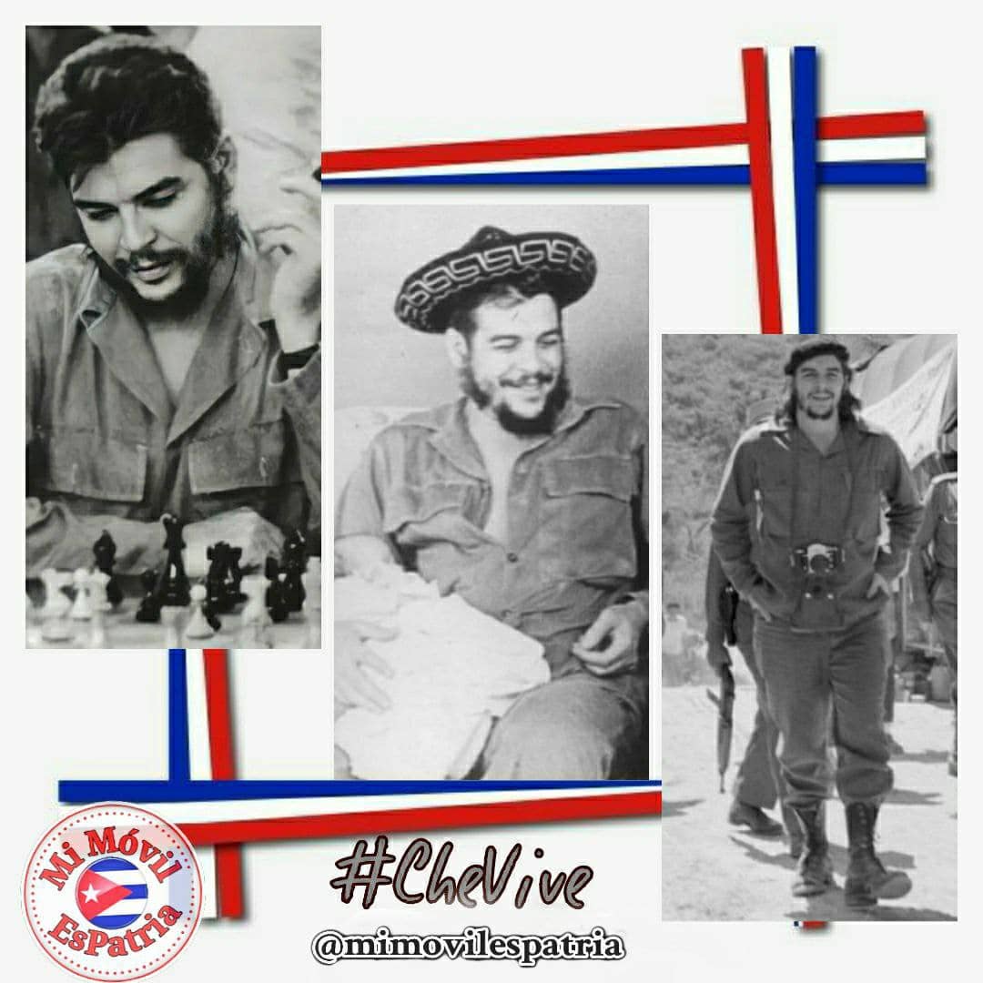 aimeecoscu's tweet photo. "Cuba te sabe de memoria...Firme la voz que ordena sin mandar, tierna y dura de jefe camarada. Te vemos cada día ministro, cada día soldado, cada día gente llana y difícil cada día... Che Comandante, amigo".
#CheVive
@CubaONEI https://t.co/47fuCCG67Y